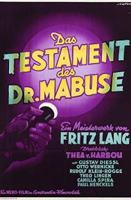The Testament of Dr. Mabuse poster